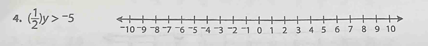 ( 1/2 )y>-5