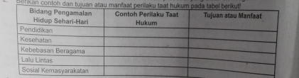 Sefikan contoh dan