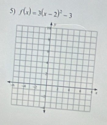 f(x)=3(x-2)^2-3