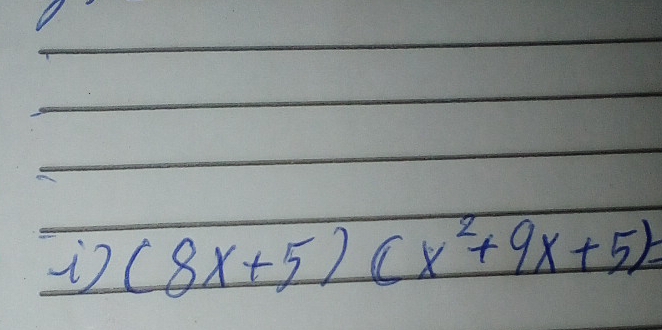 =s (8x+5)(x^2+9x+5)=