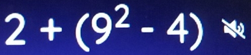 2+(9^2-4)≤slant