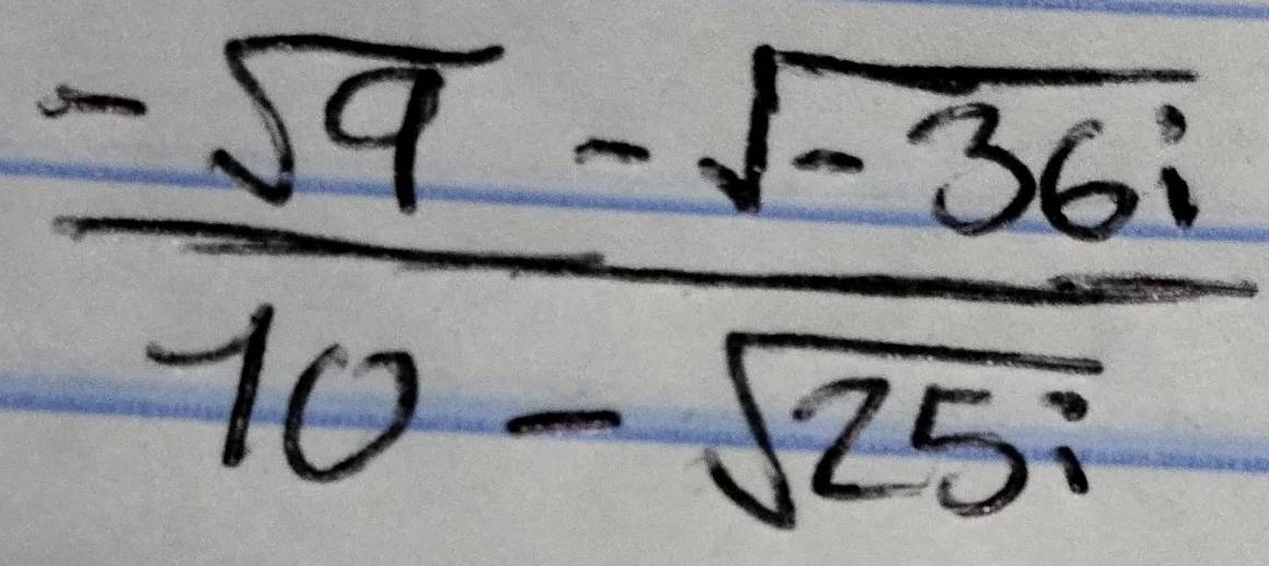  (-sqrt(9)-sqrt(-36i))/10-sqrt(25i) 