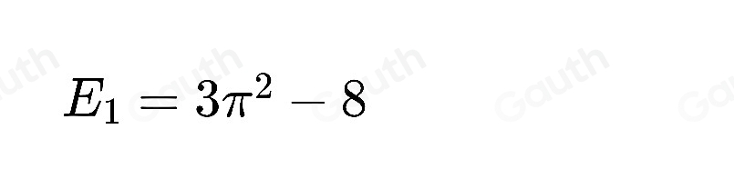 E_1=3π^2-8