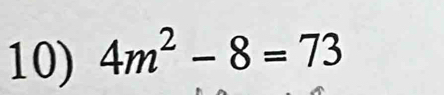 4m^2-8=73