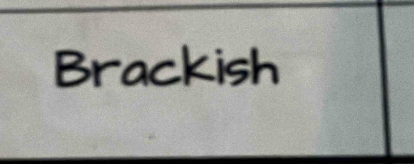 Brackish