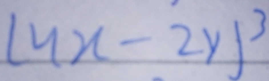 (4x-2y)^3