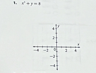 x^3+y=8