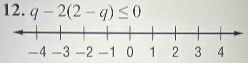 q-2(2-q)≤ 0