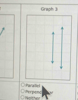 Parallel
Perpend r
Neither