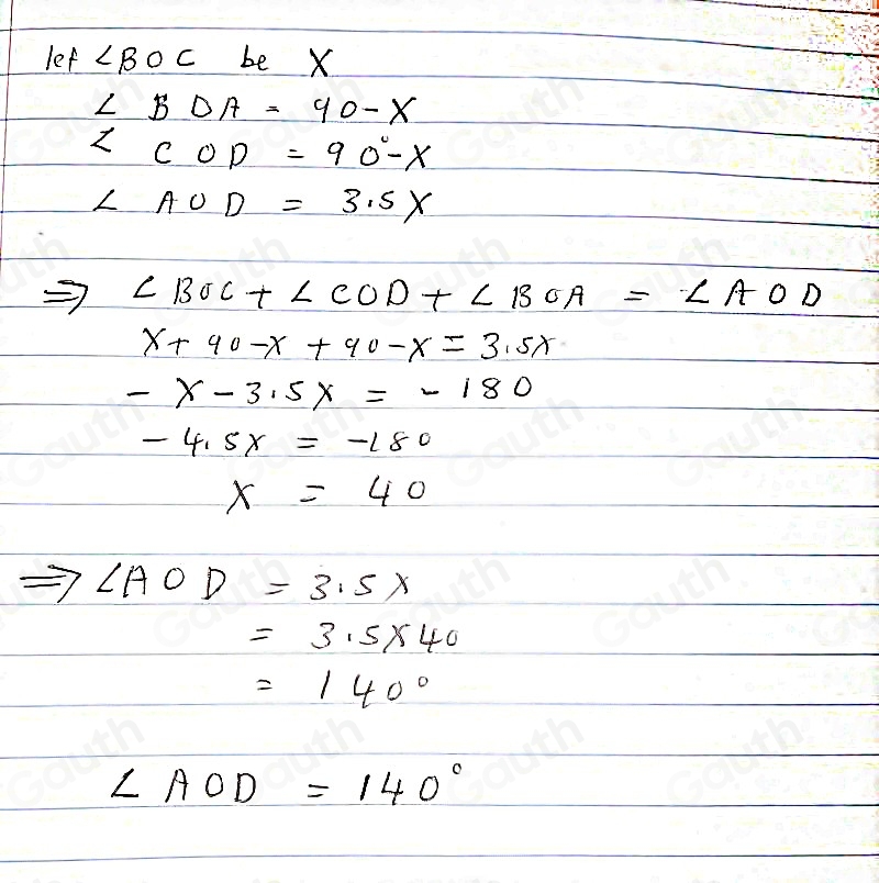 Solved: In the diagram shown, vector OA⊥ vector OC and vector OB⊥ ...