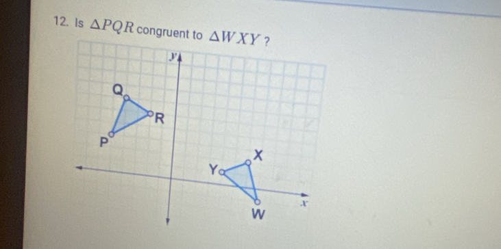 Is △ PQR