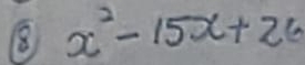 8 x^2-15x+26