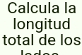 Calcula la 
longitud 
total de los