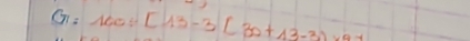 G=100/ [13-3(30+13-3)* 9-1