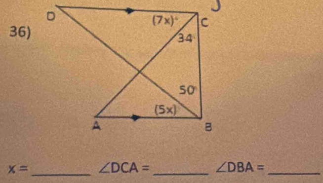 x=
_ ∠ DCA=
∠ DBA=
_