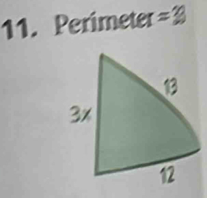 Perimeter =30