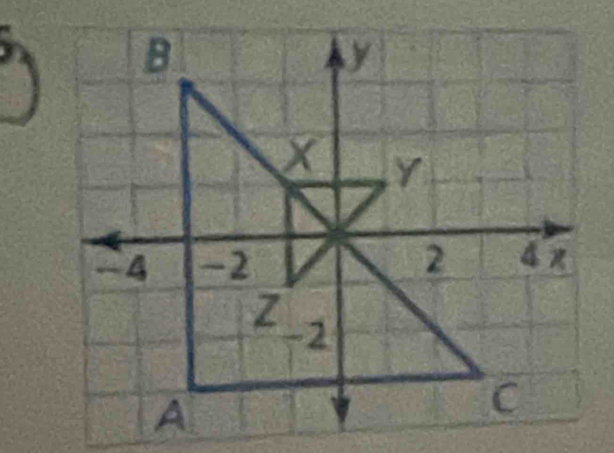 in 
B
a y
X Y
4 -2 2 42
Z -2
A 
C