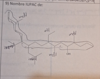 Nombre IUPAC de: