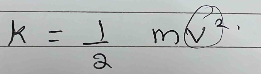 k= 1/2 
mN
2