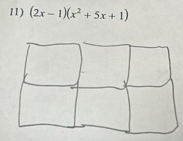 (2x-1)(x^2+5x+1)