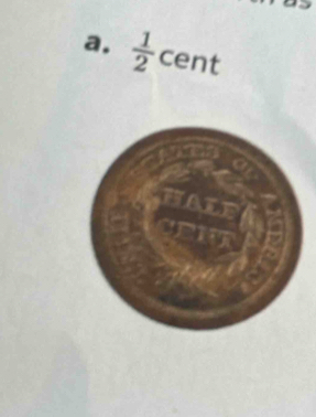  1/2 cent