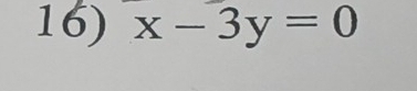 x-3y=0