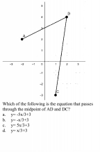 th
y=-5x(3+3)
y=-x/3+3
y=5x/3+3
y=x/3+3