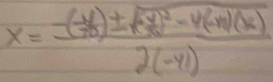 x=frac -( 1/70 )± sqrt(-(-1))80)^2-4(-11)(x)2(-41)