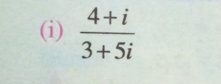  (4+i)/3+5i 