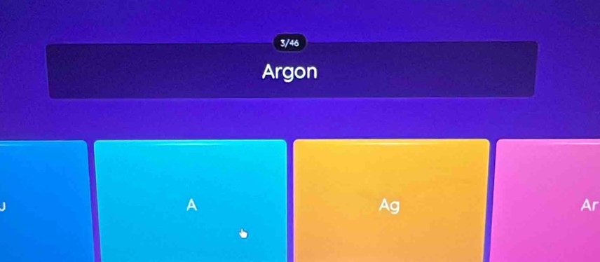 3/46
Argon
A
Ag
Ar