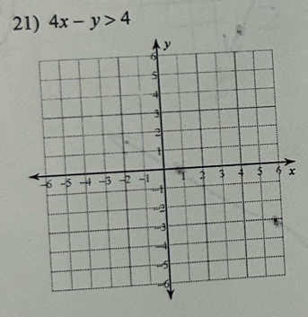 4x-y>4