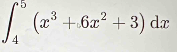 ∈t _4^(5(x^3)+6x^2+3)dx