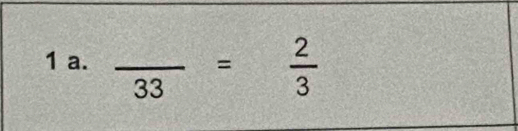 frac 33= 2/3 