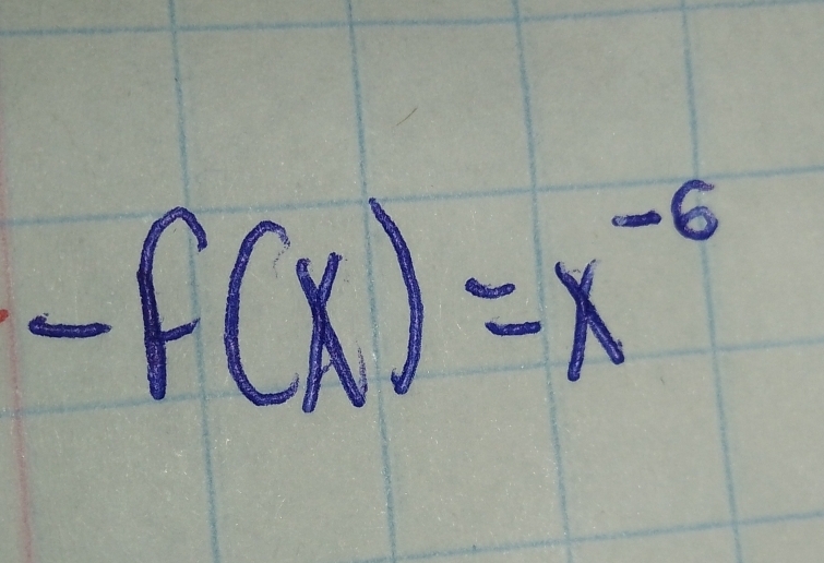 -f(x)=x^(-6)