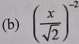 ( x/sqrt(2) )^-2