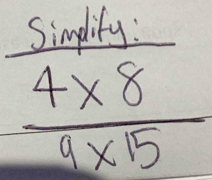 frac frac Sindity  (4* 8)/4* 15 