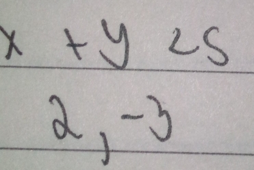 x+y<5</tex>
a, -3