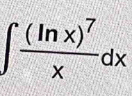 ∈t frac (ln x)^7xdx