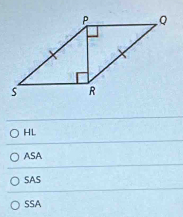 HL
ASA
SAS
SSA