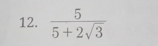  5/5+2sqrt(3) 