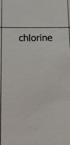 chlorine