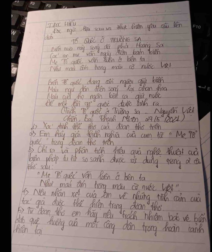 Too Hiiu 
Pa ngú fā sau va thui hén yēu cāi bén 
duá 70° QOC B TRUBN SA 
Bién muá ray song dā phiú Hoang Sa 
Cac' can me van naay dem ban biēn 
Me Yǒ quái ván Rǒn a bén tā 
Mu mai ain hong man cǒ nuǒic ve 
Breh vector (b^(8)^2) quói dōng cān nquoi gùīǐ bién 
Mau ngu dan dren song Rai chan hoa 
Mau wd ho rgán bā ca qiú nuǒc 
e mat Ran sqrt(6) guot dugo 8inh ra. 
crrick 76° quác Tiuǒng Sa. Nguyen Veet 
Chien, Bat Thank reien 2715 (2021) 
) Xai chinn th the cuá dàan tho tén 
d3 Em Bay giái diǒn nghia wā cum h " Me 78
quát " hong dan the wén 
BChíra lá phán hiǎh féu quā nape twat cá 
bven pholp tu lié so saih dusc si dung zróng a cā 
thi salu: 
Me To quil ván Quon 8 ben ta 
Mu madi am drong mau ca nubi bet " 
s Neu nqán xef cuà ém vè nung hn cam wuà 
tac giā duic the fhén frong doan the 
b) To doan the em hay néu frach whém bào vè bén 
o qu huáng aá mǎi cōng dàn trong baàn canh 
hrén fai