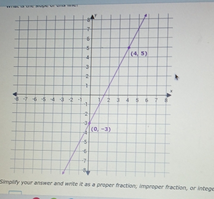 Simplify your answer and write it as a proper fraction; improper fraction, or intege