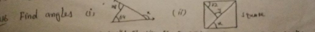 Find angles is 
(n) stumke