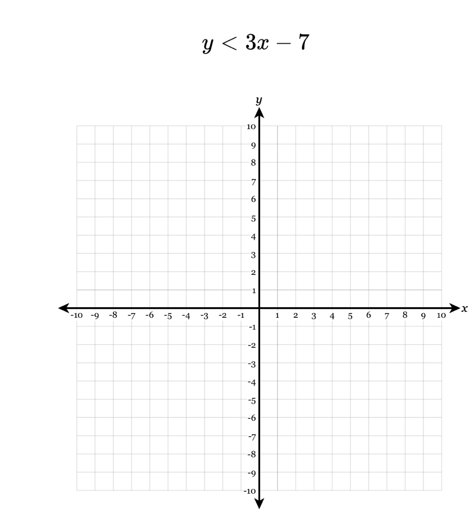 y<3x-7</tex>
x