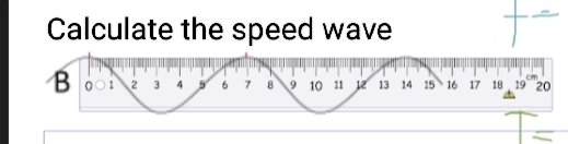 Calculate the speed wave