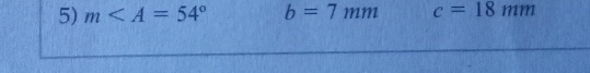 m b=7mm c=18mm