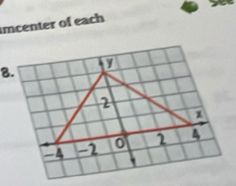 mcenter of each y