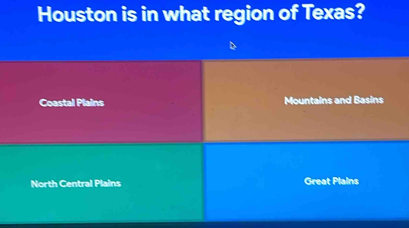 Houston is in what region of Texas?