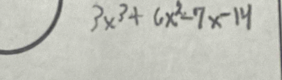 3x^3+6x^2-7x-14